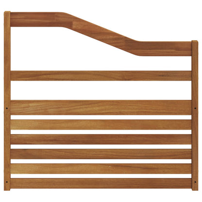 vidaXL Armrests 2 pcs Brown 79 x 4 x 73 cm Engineered Wood