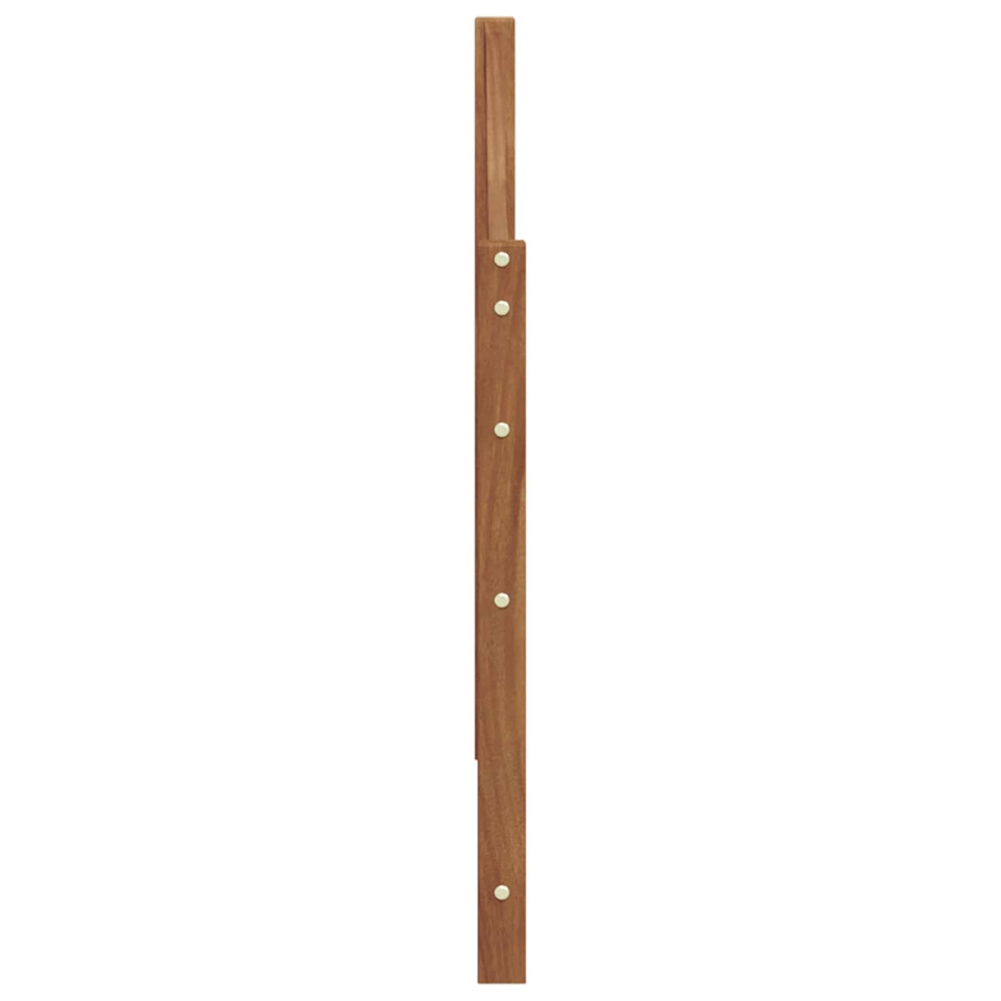 vidaXL Armrests 2 pcs Brown 79 x 4 x 73 cm Engineered Wood