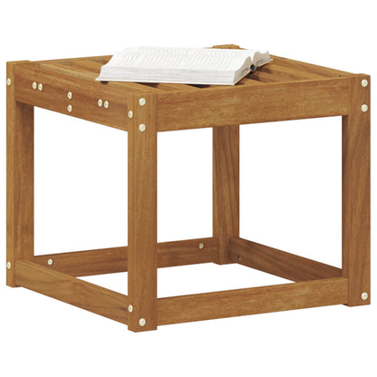 vidaXL Stool Bench Solid Acacia Wood Natural 43 x 43 x 37 cm