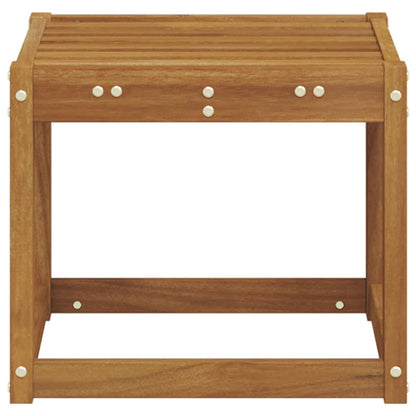 vidaXL Stool Bench Natural 43 x 43 x 37 cm Solid Acacia Wood