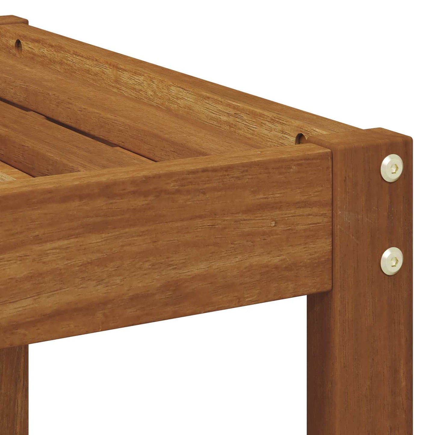 vidaXL Outdoor Stool Bench Natural 79 x 43 x 37 cm Solid Acacia Wood