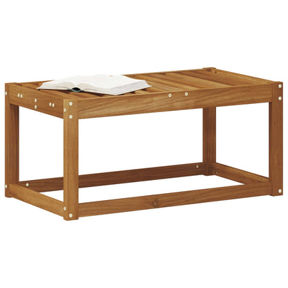 vidaXL Outdoor Stool Bench Natural 79 x 43 x 37 cm Solid Acacia Wood