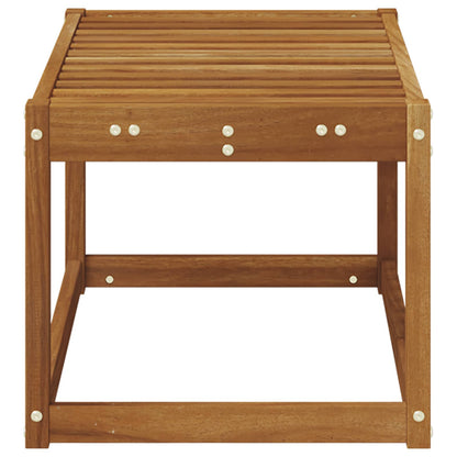 vidaXL Outdoor Stool Bench Natural 79 x 43 x 37 cm Solid Acacia Wood