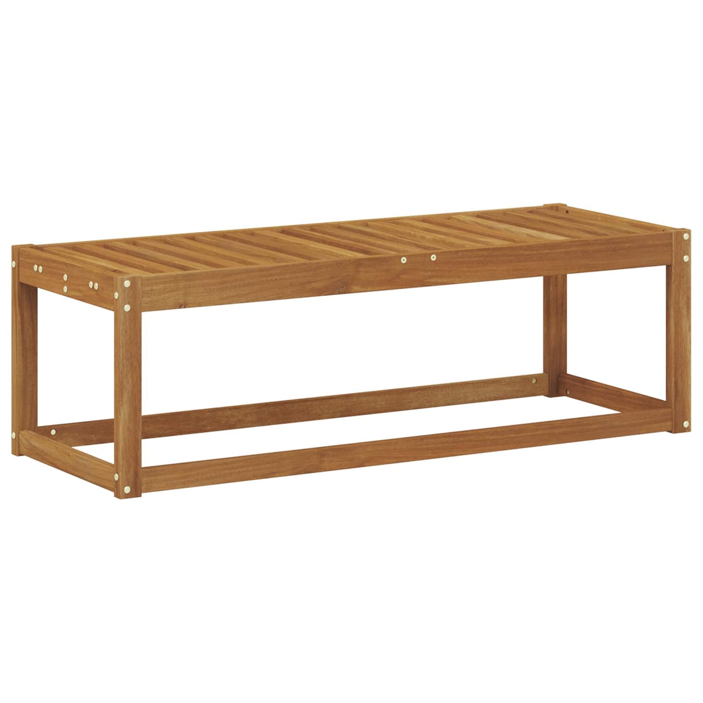vidaXL Outdoor Stool Bench Natural 115 x 43 x 37 cm Solid Acacia Wood