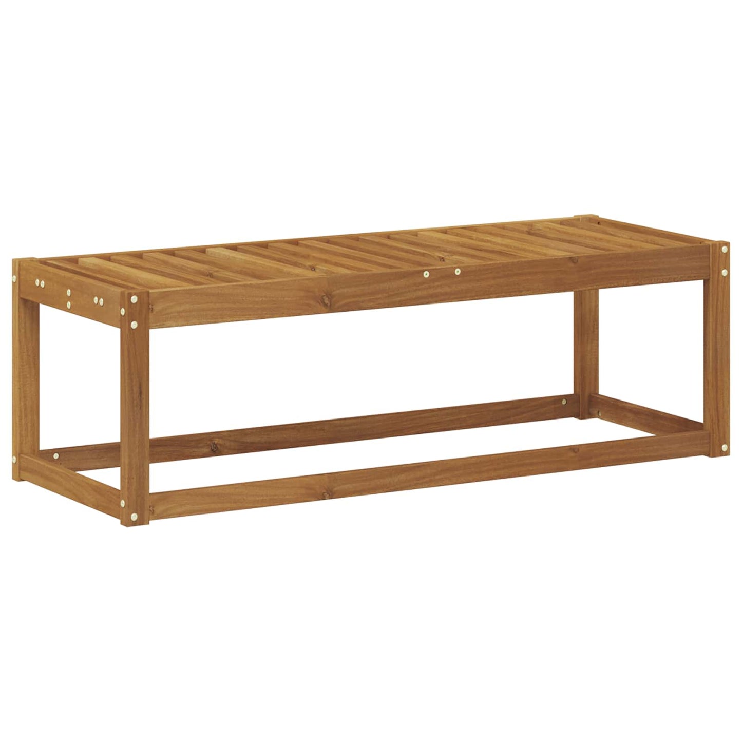 vidaXL Outdoor Stool Bench Natural 115 x 43 x 37 cm Solid Acacia Wood