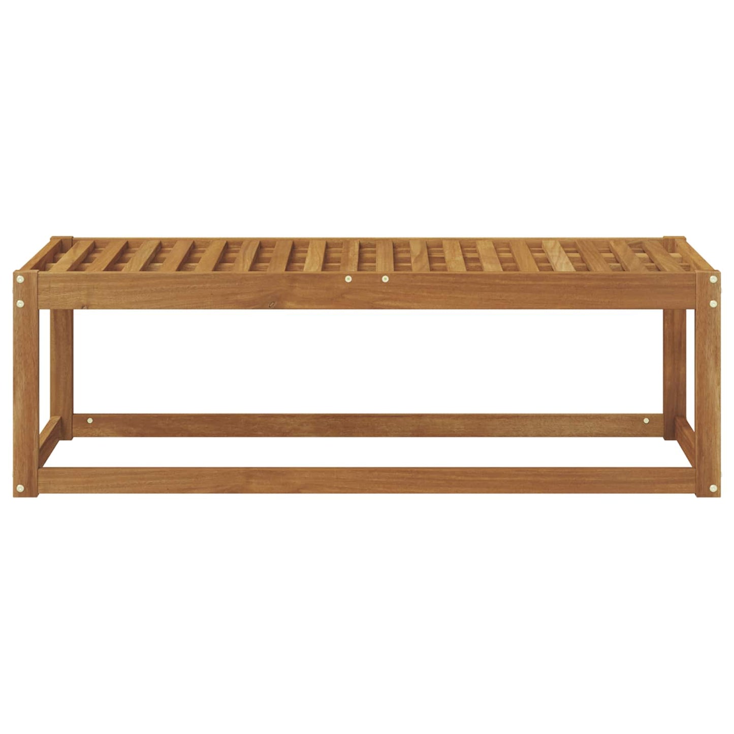 vidaXL Outdoor Stool Bench Natural 115 x 43 x 37 cm Solid Acacia Wood