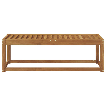 vidaXL Outdoor Stool Bench Natural 115 x 43 x 37 cm Solid Acacia Wood