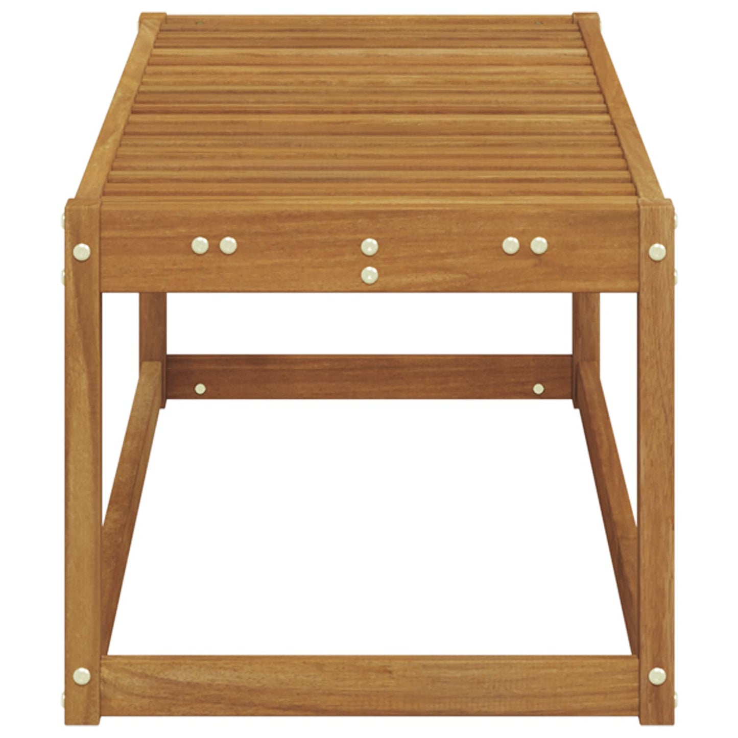 vidaXL Outdoor Stool Bench Natural 115 x 43 x 37 cm Solid Acacia Wood