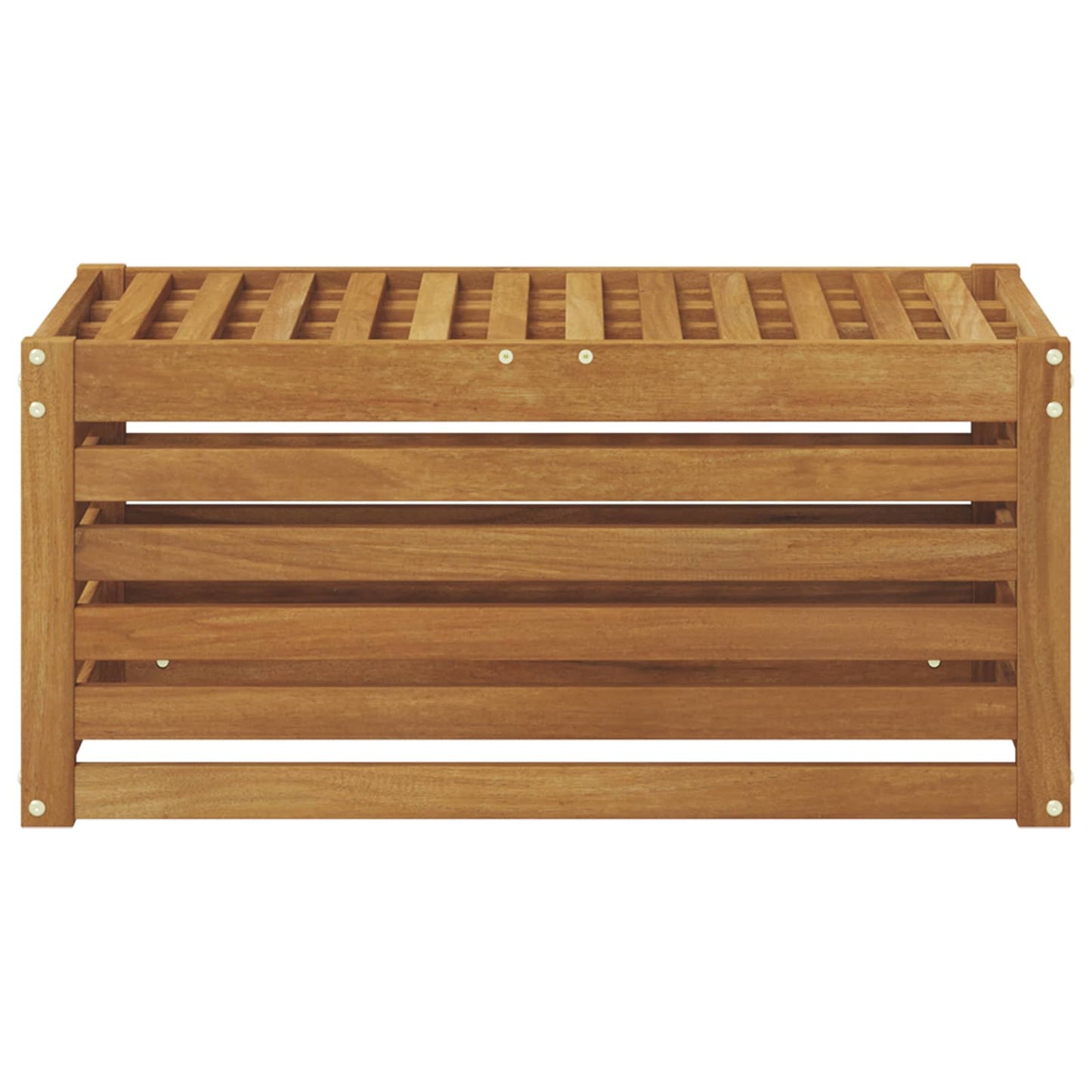 vidaXL Outdoor Stool Bench Natural 79 x 43 x 37 cm Solid Acacia Wood