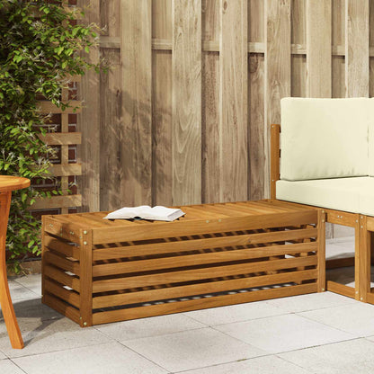 vidaXL Outdoor Stool Bench Natural 115 x 43 x 37 cm Solid Acacia Wood