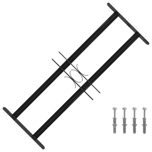vidaXL Window Security Grille 76 x 30 cm Galvanized Steel