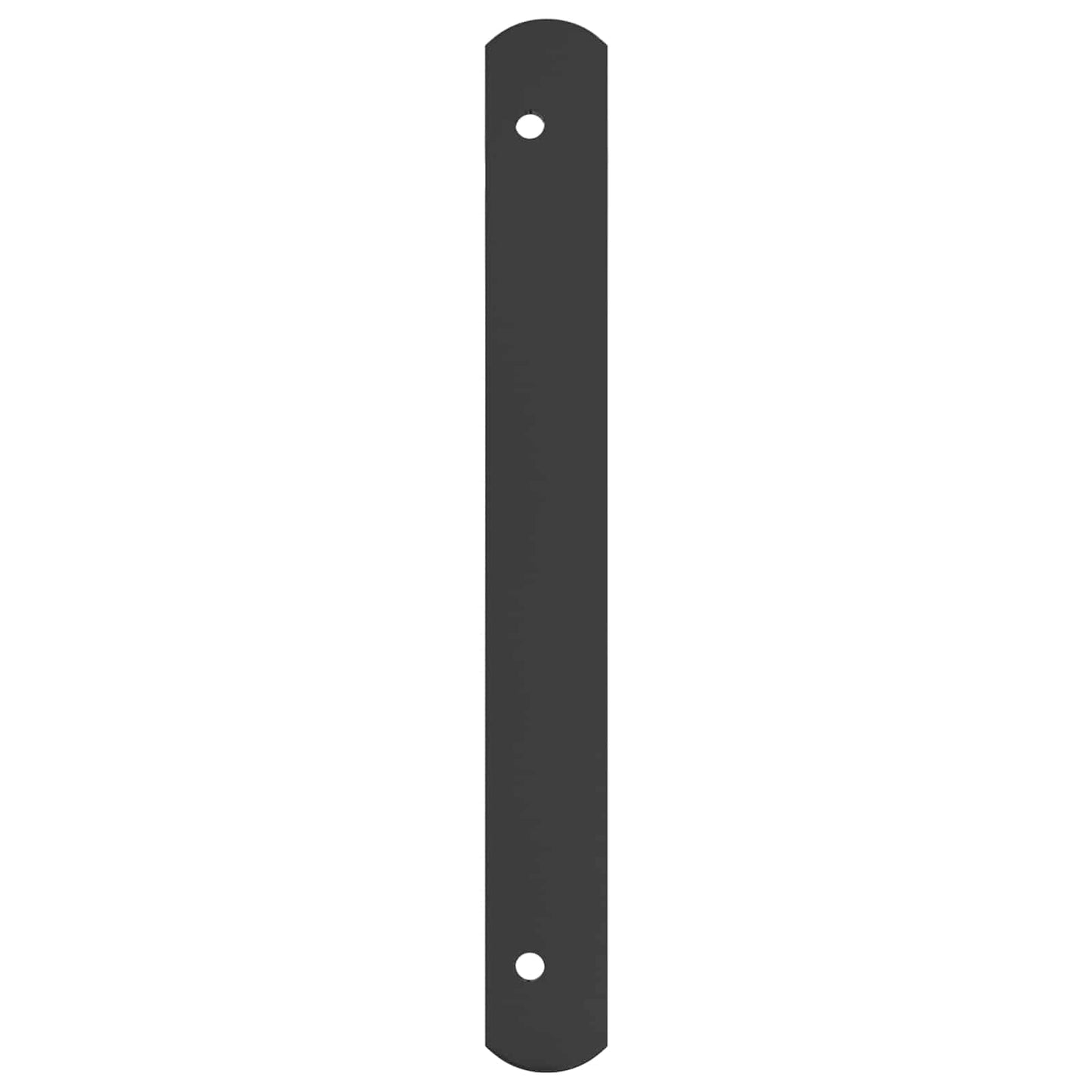 vidaXL Window Grille 176 x 30 cm Powder-Coated Steel Black