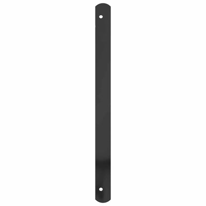 vidaXL Window Grille 75.5 x 45 cm Powder-Coated Steel Black
