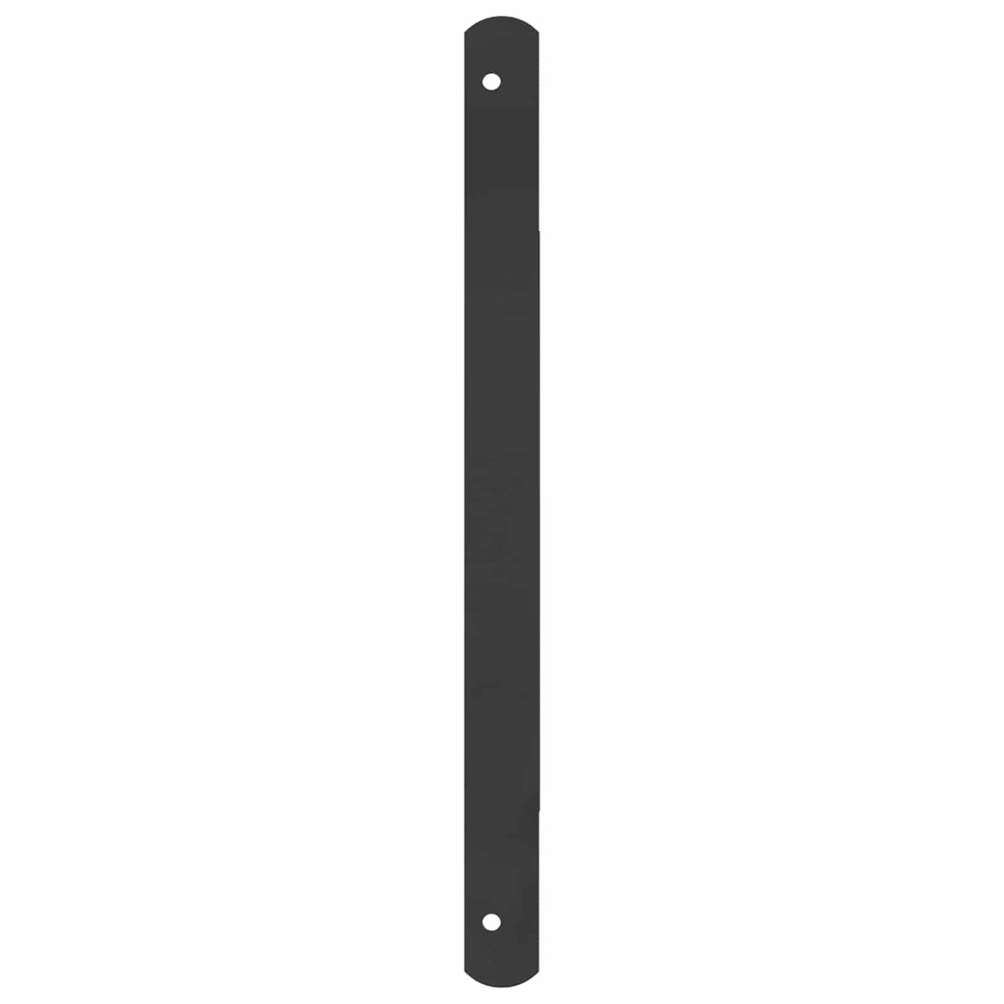 vidaXL Window Grille 116 x 45 cm Powder-Coated Steel Black