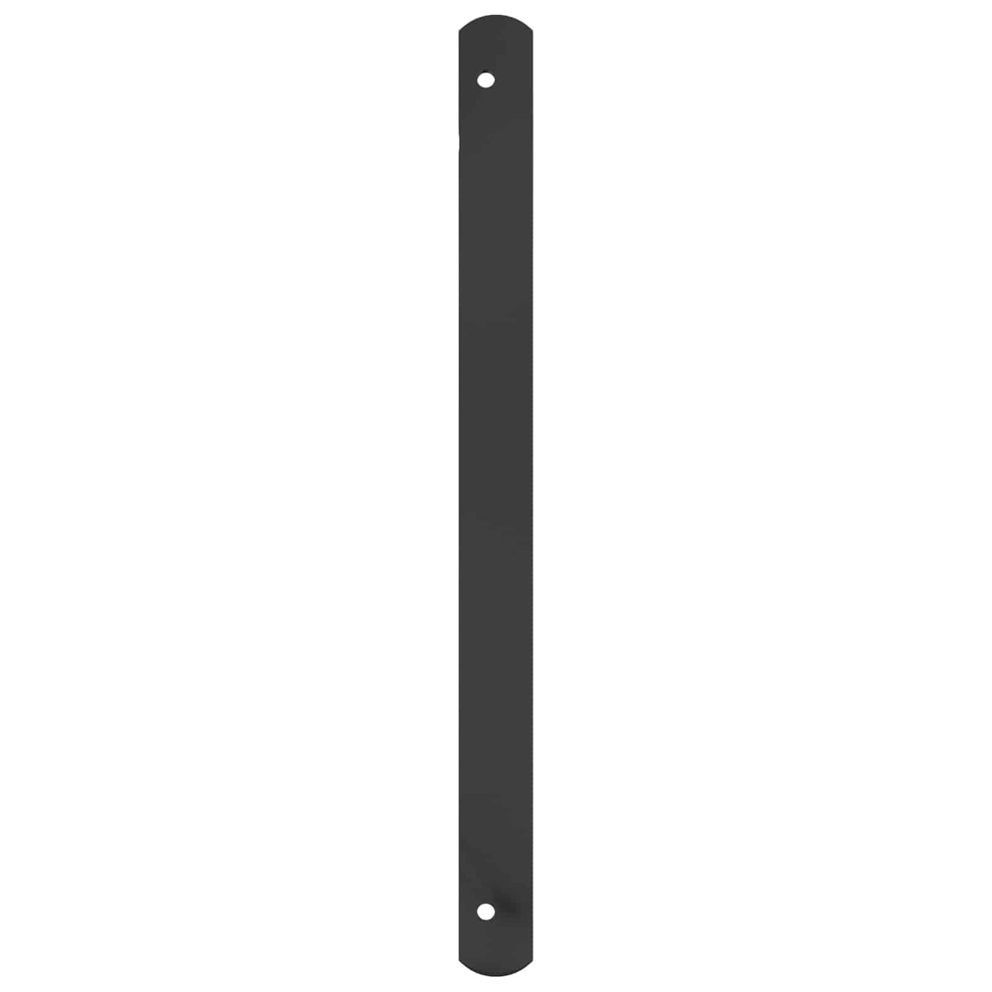 vidaXL Window Grille 174 x 45 cm Powder-Coated Steel Black