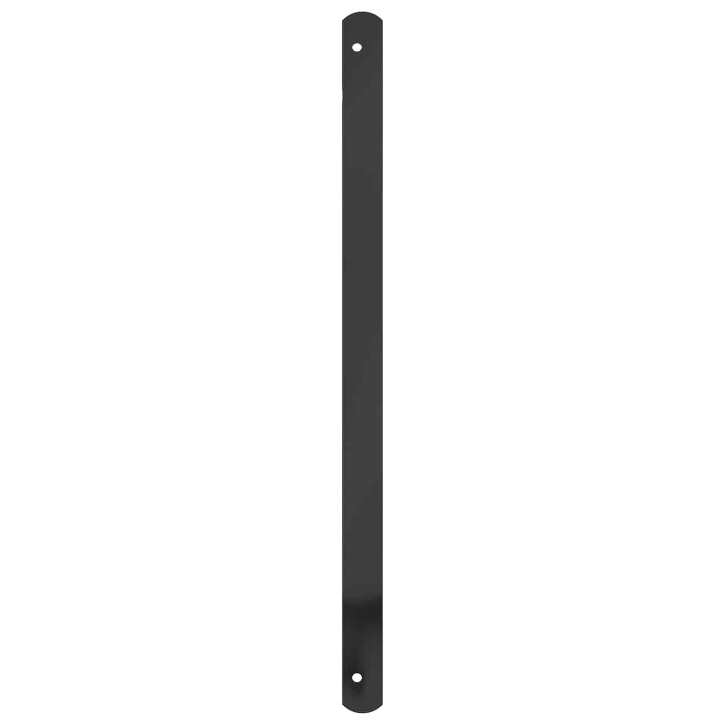 vidaXL Window Grille 75.5 x 60 cm Powder-Coated Steel Black