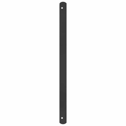 vidaXL Window Grille 115 x 60 cm Powder-Coated Steel Black