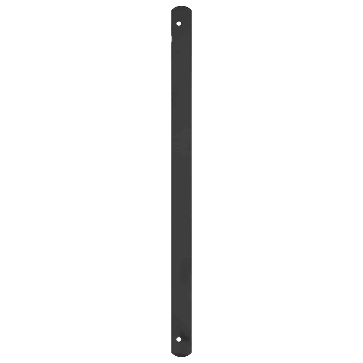 vidaXL Window Grille 175 x 60 cm Powder-Coated Steel Black
