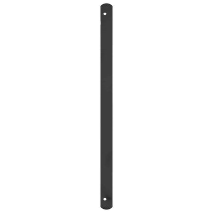 vidaXL Window Grille 175 x 60 cm Powder-Coated Steel Black