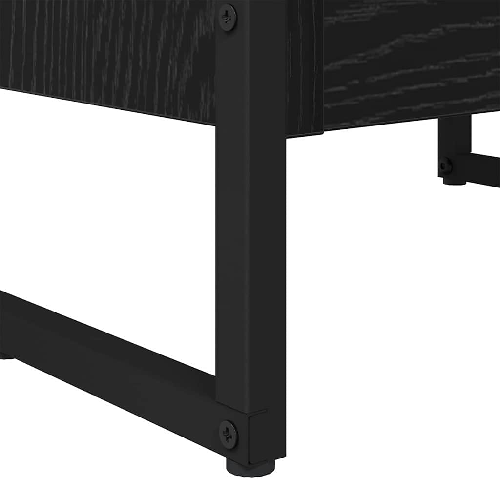 vidaXL Book Cabinet 40 x 30 x 86.5 cm Engineered Wood Black Oak