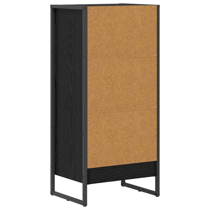 vidaXL Book Cabinet 40 x 30 x 86.5 cm Engineered Wood Black Oak