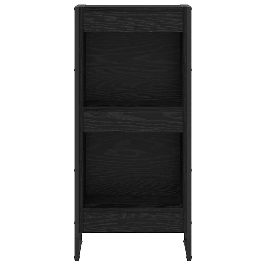 vidaXL Book Cabinet 40 x 30 x 86.5 cm Engineered Wood Black Oak