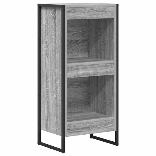 vidaXL Book Cabinet 40 x 30 x 86.5 cm Engineered Wood Grey Sonoma