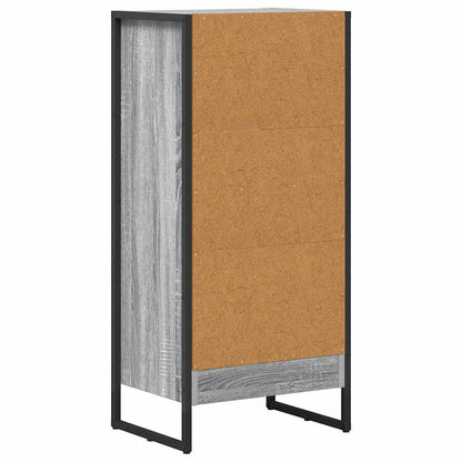 vidaXL Book Cabinet 40 x 30 x 86.5 cm Engineered Wood Grey Sonoma