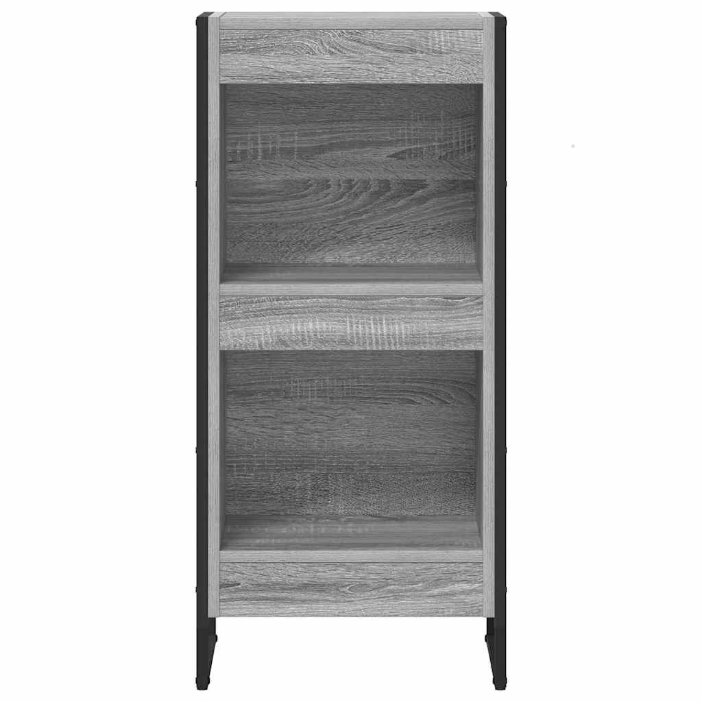 vidaXL Book Cabinet 40 x 30 x 86.5 cm Engineered Wood Grey Sonoma