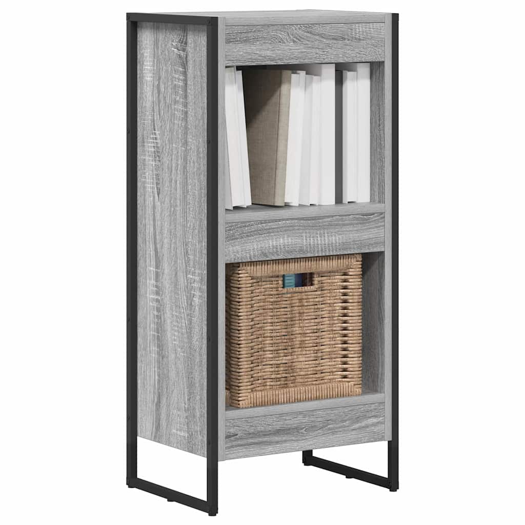 vidaXL Book Cabinet 40 x 30 x 86.5 cm Engineered Wood Grey Sonoma