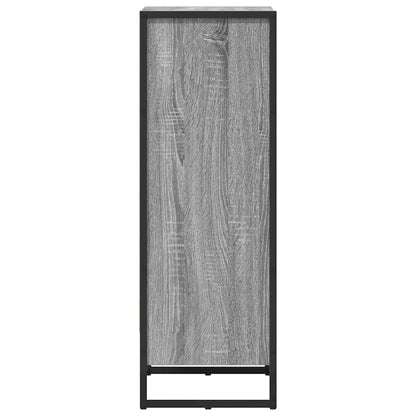 vidaXL Book Cabinet 40 x 30 x 86.5 cm Engineered Wood Grey Sonoma