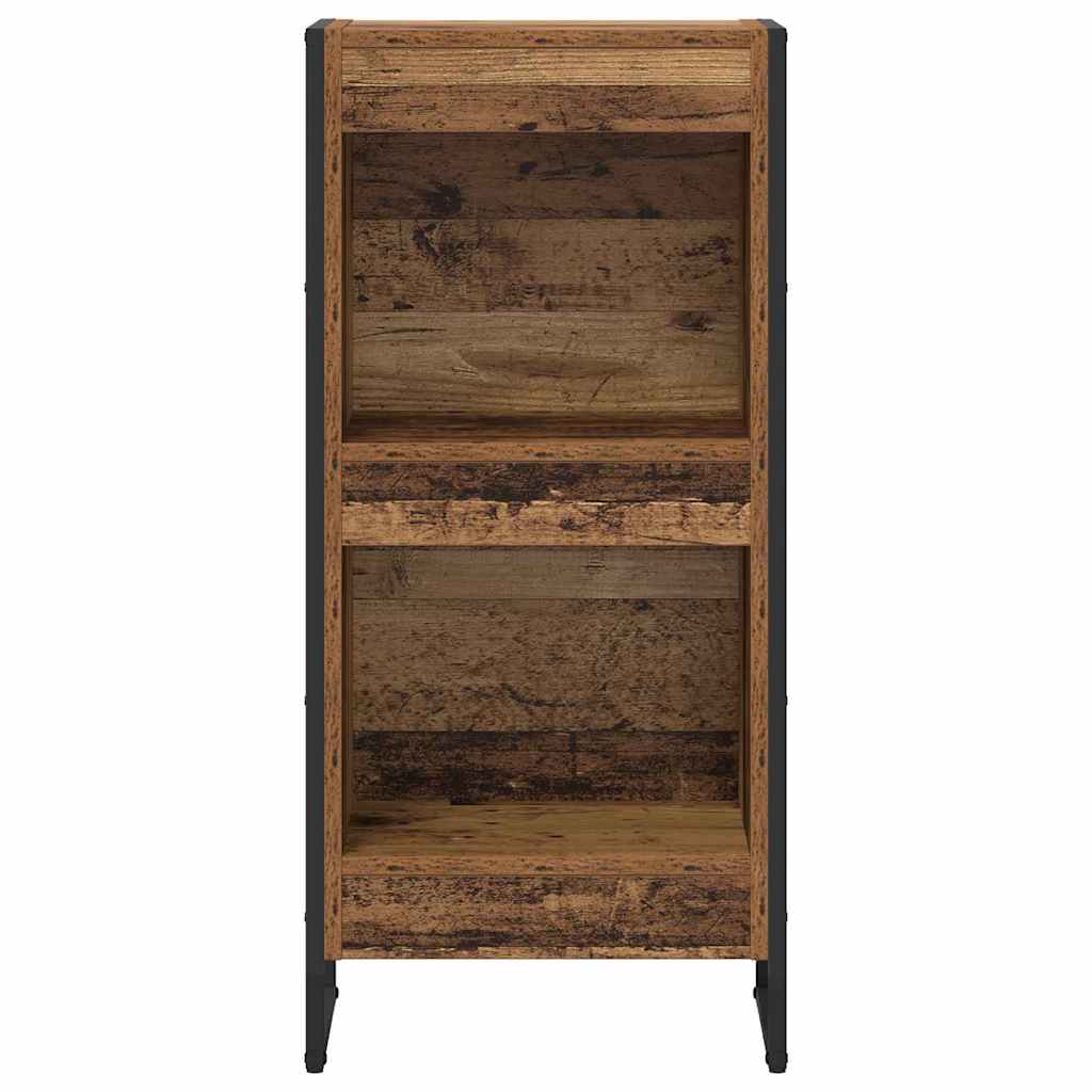 vidaXL Book Cabinet Old Wood 40 x 30 x 86.5 cm Engineered Wood