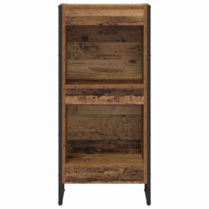vidaXL Book Cabinet Old Wood 40 x 30 x 86.5 cm Engineered Wood