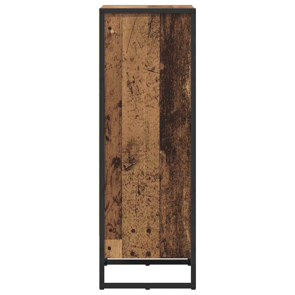 vidaXL Book Cabinet Old Wood 40 x 30 x 86.5 cm Engineered Wood