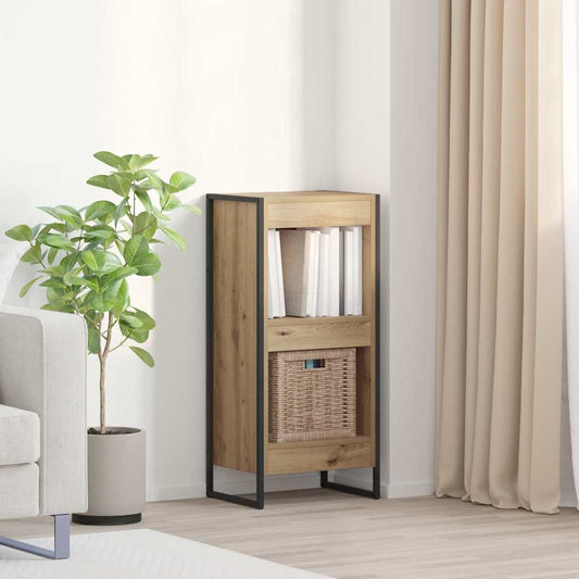 vidaXL Book Cabinet 40 x 30 x 86.5 cm Engineered Wood Artisian Oak
