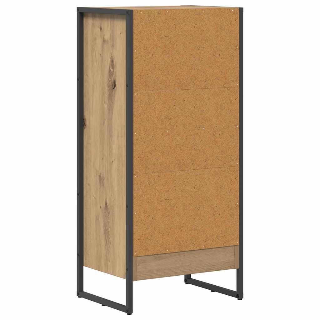 vidaXL Book Cabinet 40 x 30 x 86.5 cm Engineered Wood Artisian Oak