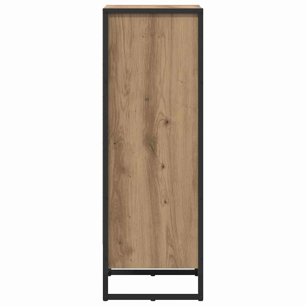 vidaXL Book Cabinet 40 x 30 x 86.5 cm Engineered Wood Artisian Oak