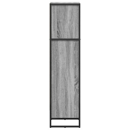 vidaXL Book Cabinet 40 x 30 x 121 cm Engineered Wood Grey Sonoma