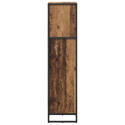 vidaXL Book Cabinet Old Wood 40 x 30 x 121 cm Engineered Wood