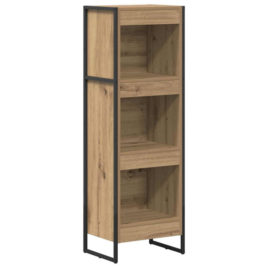 vidaXL Book Cabinet 40 x 30 x 121 cm Engineered Wood Artisian Oak