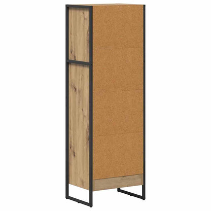 vidaXL Book Cabinet 40 x 30 x 121 cm Engineered Wood Artisian Oak