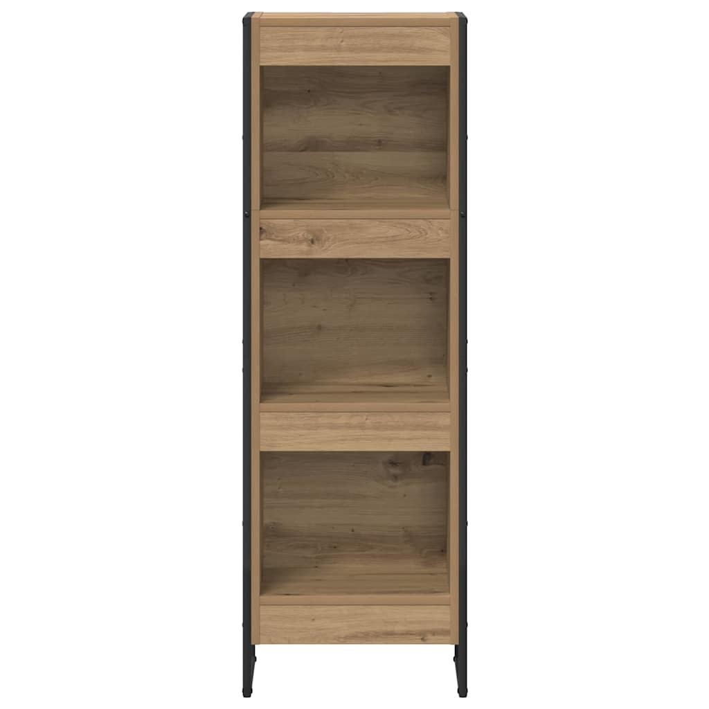 vidaXL Book Cabinet 40 x 30 x 121 cm Engineered Wood Artisian Oak