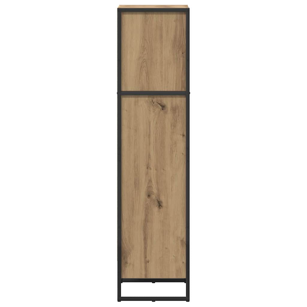 vidaXL Book Cabinet 40 x 30 x 121 cm Engineered Wood Artisian Oak