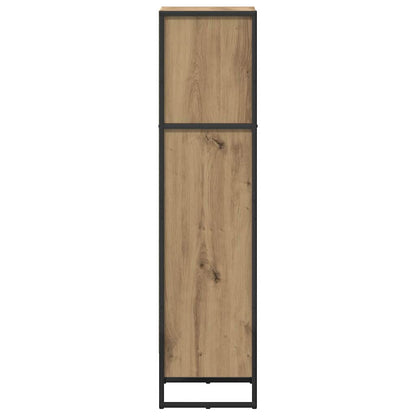 vidaXL Book Cabinet 40 x 30 x 121 cm Engineered Wood Artisian Oak
