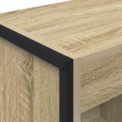 vidaXL Book Cabinet Sonoma 40 x 30 x 155 cm Engineered Wood