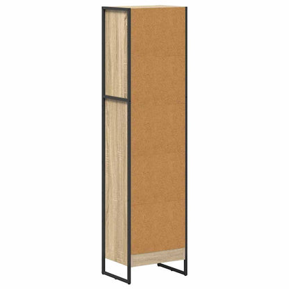 vidaXL Book Cabinet Sonoma 40 x 30 x 155 cm Engineered Wood