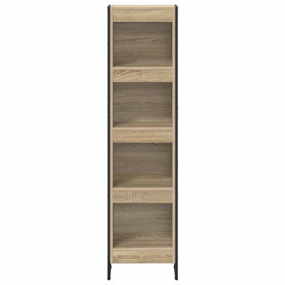 vidaXL Book Cabinet Sonoma 40 x 30 x 155 cm Engineered Wood