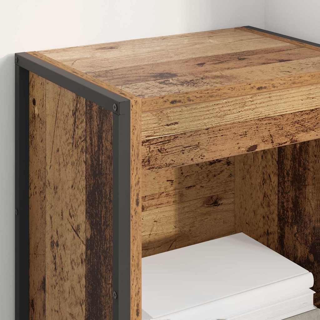 vidaXL Book Cabinet Old Wood 40 x 30 x 155 cm Engineered Wood