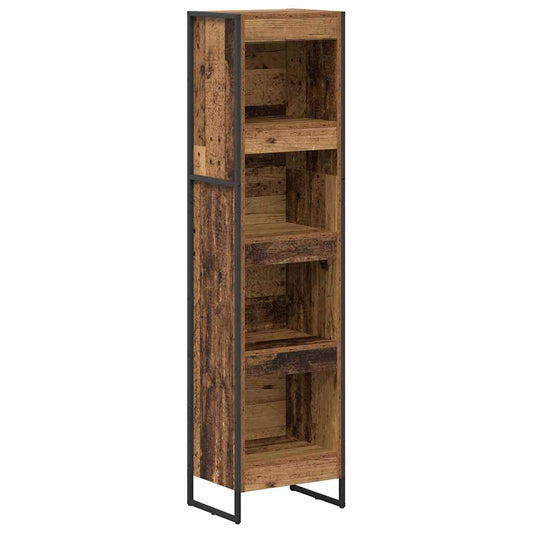 vidaXL Book Cabinet 40 x 30 x 155 cm Engineered Wood Old Wood