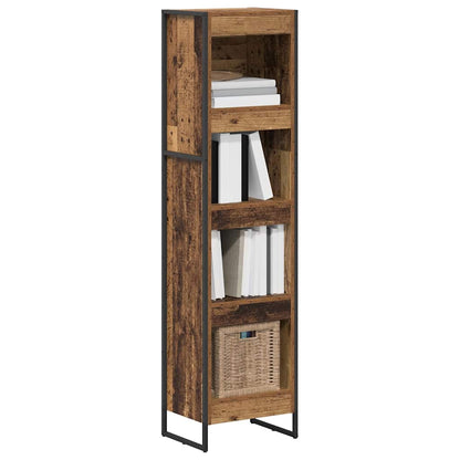 vidaXL Book Cabinet Old Wood 40 x 30 x 155 cm Engineered Wood
